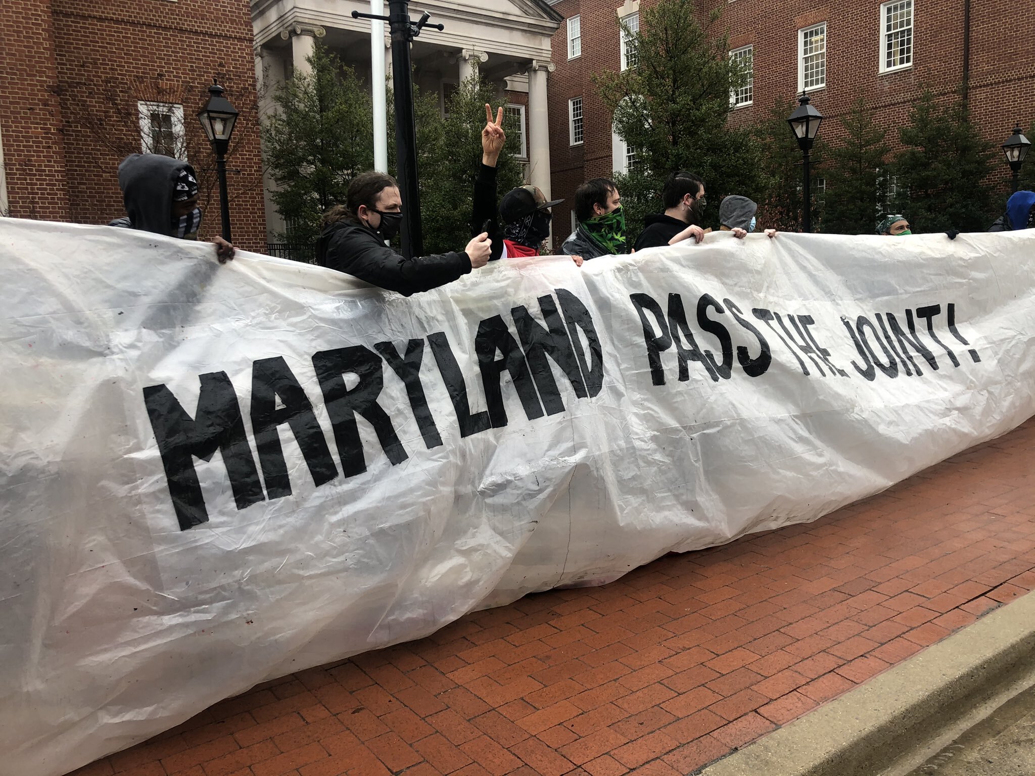 Advocates Push For Cannabis Legalization in Annapolis With a 51-Foot Joint