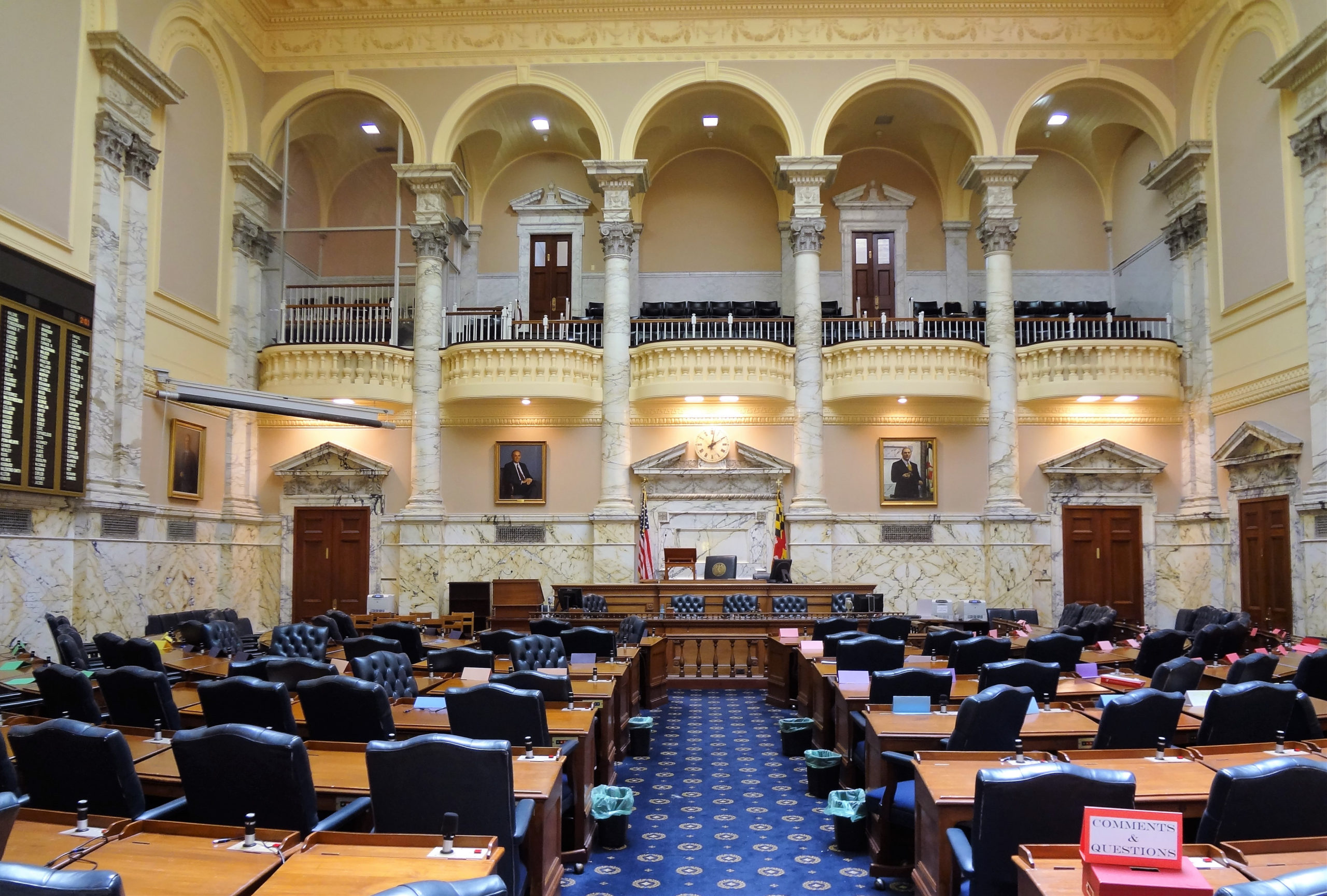 Legalization Framework Bills Formally Introduced in Maryland House, Senate
